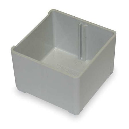 Storage Bin, Gray, 3 In. L, 3 In. W MPN:BN2544