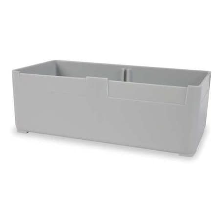 Storage Bin, Gray, 6-1/8 In. L, 3 In. W MPN:BN2548