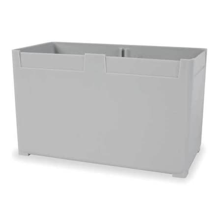 Storage Bin, Gray, 6-1/8 In. L, 3 In. W MPN:BN3548