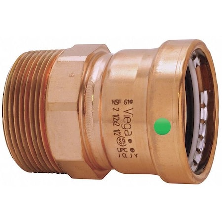 Strt, Copper, Press-fit 4 in, MNPT 4 in MPN:20838