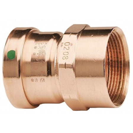 Strt, Copper, Press-fit 4 in, FNPT 4 in MPN:20839