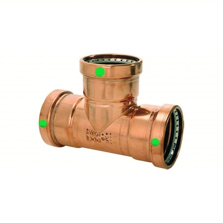 Tee, Copper, Press-fit21/2