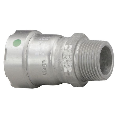 Strt, Steel, Press-fit1/2in, MNPT1/2in MPN:25100