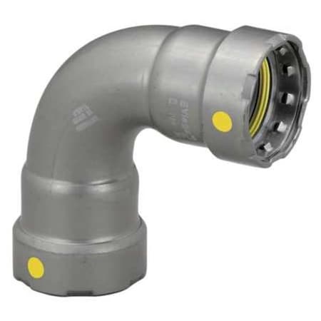 Viega MegaPressG 90 elbow, 1-1/4