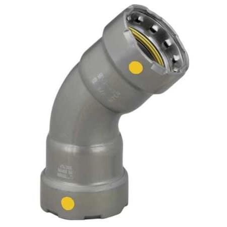 Viega MegaPressG 45 elbow, 1-1/4