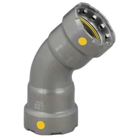 Viega MegaPressG 45 elbow, 1-1/2