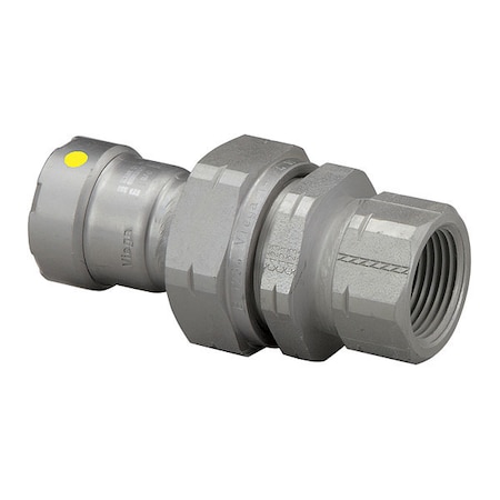 Union, Carbon Steel, P:2, Fpt:2, Basic Pipe Fitting Material: Metal MPN:25676