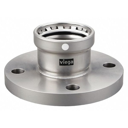 Flange, Steel, Press-fit 4 in, MPN:26785