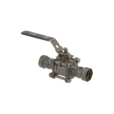 Manual 2-Way Ball Valve, Press, SS MPN:28501