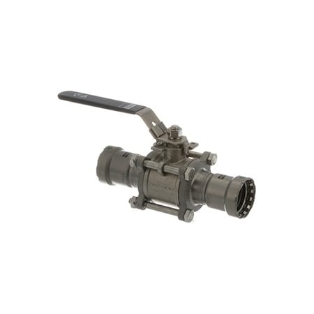 Manual 2-Way Ball Valve, Press, SS MPN:28503