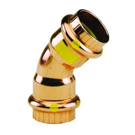 Viega ProPress 45 elbow, 1-1/4