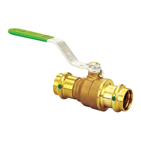 Manual 2-Way Ball Valve, Press, Bronze MPN:79950