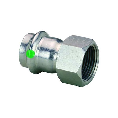 Strt, SS, Press-fit 3/4 in, FNPT 1/2 in MPN:80085