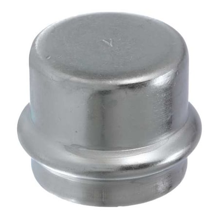 Cap, Stainless Steel, Press-fit 1 1/2 in MPN:80375