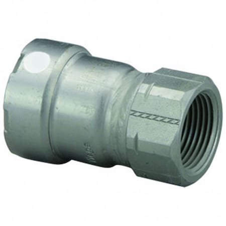 Strt, Steel, Press-fit11/4in, FNPT1in MPN:84775