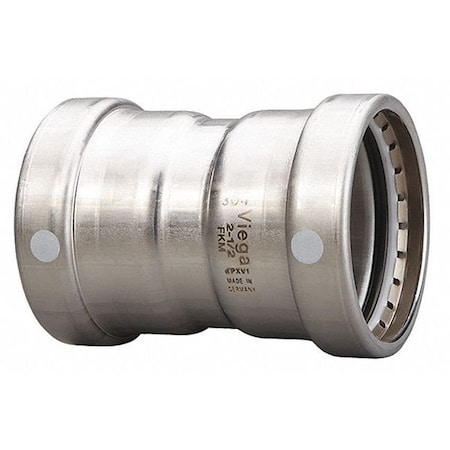 Viega ProPress XL coupling w/ stop, 4