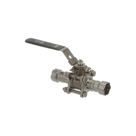 Manual 2-Way Ball Valve, Press, 316 SS MPN:86500