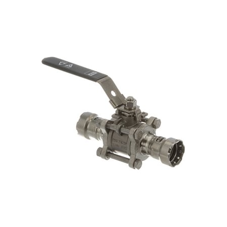 Manual 2-Way Ball Valve, Press, 316 SS MPN:86505