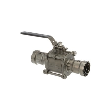 Manual 2-Way Ball Valve, Press, 316 SS MPN:86520