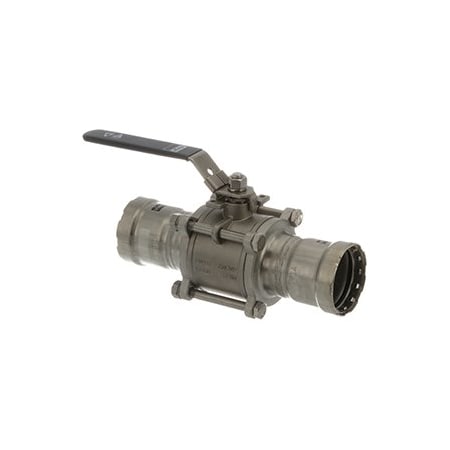Manual 2-Way Ball Valve, Press, 316 SS MPN:86525