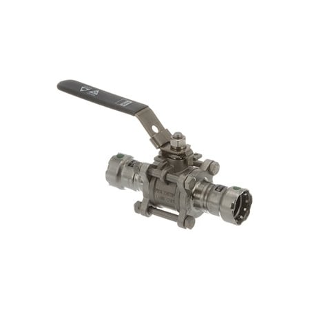 Manual 2-Way Ball Valve, Press, 316 SS MPN:86535