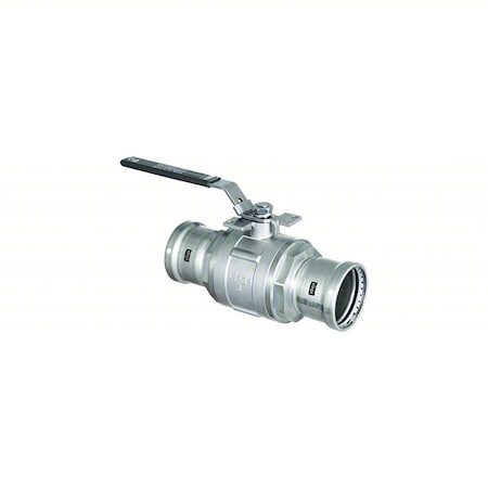 Manual 2-Way Ball Valve, Press, 316 SS MPN:86810