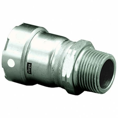 Strt, SS, Press-fit 1/2 in, MNPT 1/2 in MPN:91205