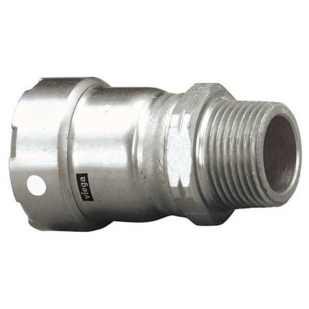 Strt, SS, Press-fit 3/4 in, MNPT 1/2 in MPN:95235