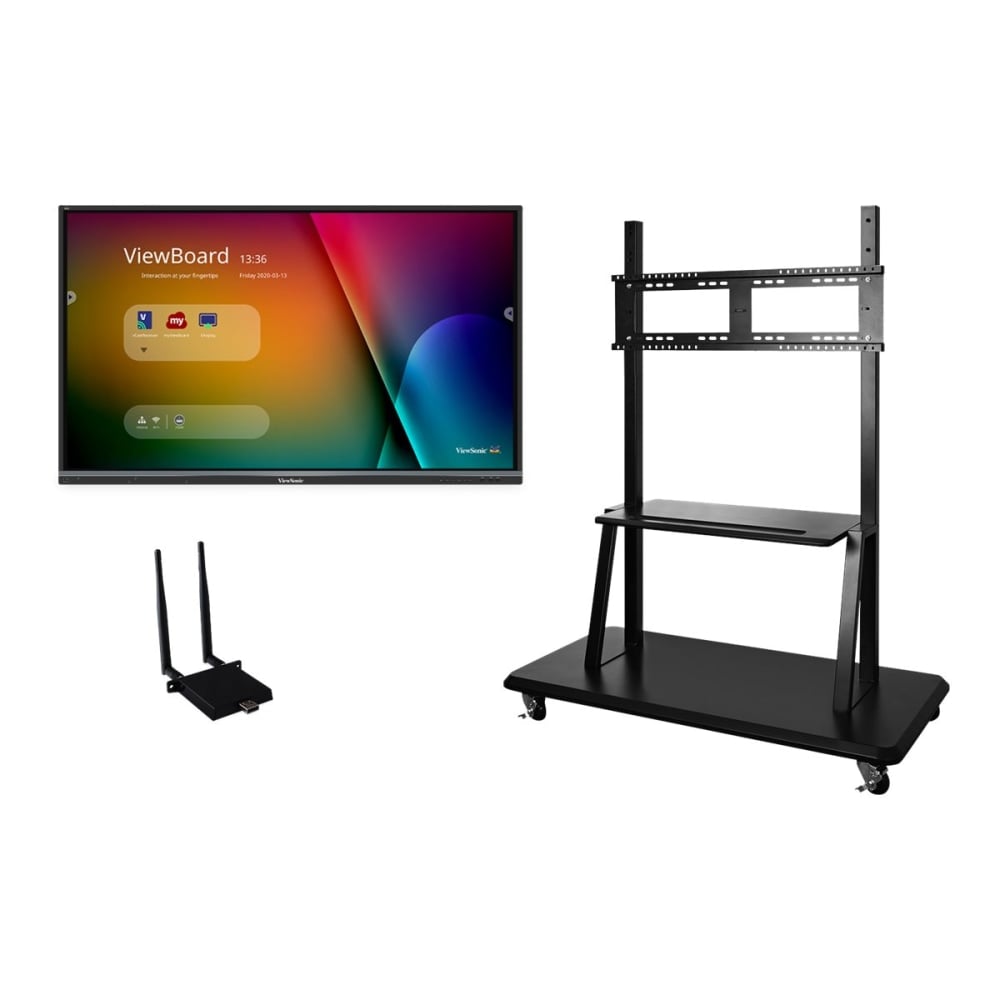 Viewsonic IFP5550-E2 - 55in ViewBoard 4K Ultra HD Interactive Flat Panel Bundle - 55in LCD - ARM Cortex A53 1.20 GHz - 2 GB - Infrared MPN:IFP5550-E2