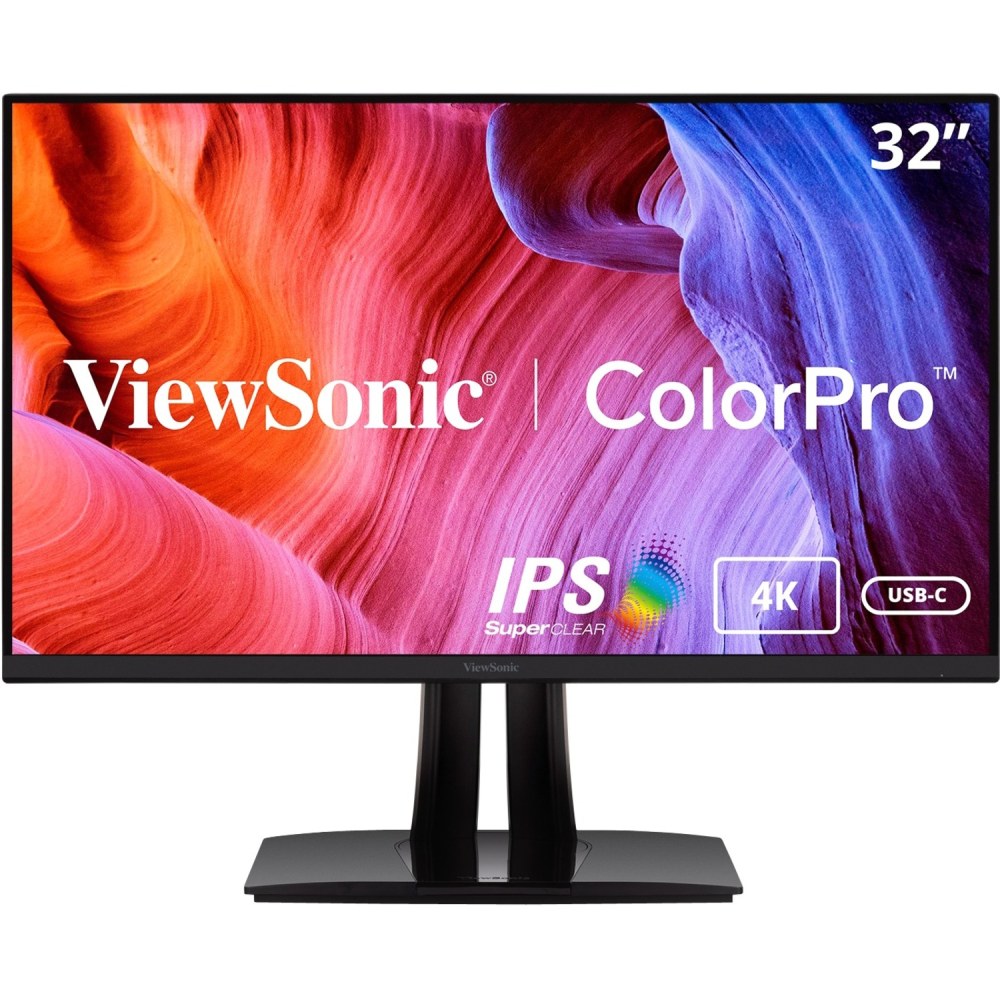 ViewSonic VP3256-4K 32in ColorPro 4K UHD IPS Monitor, Adaptive Sync MPN:VP3256-4K