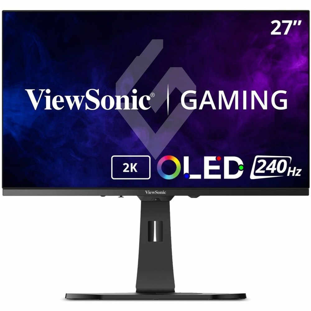 ViewSonic Gaming XG272-2K-OLED 27 Inch 1440p 240Hz OLED Ergonomic White Gaming Monitor with up to 0.01ms, FreeSync Premium, - XG2722KOLED MPN:XG272-2K-OLED
