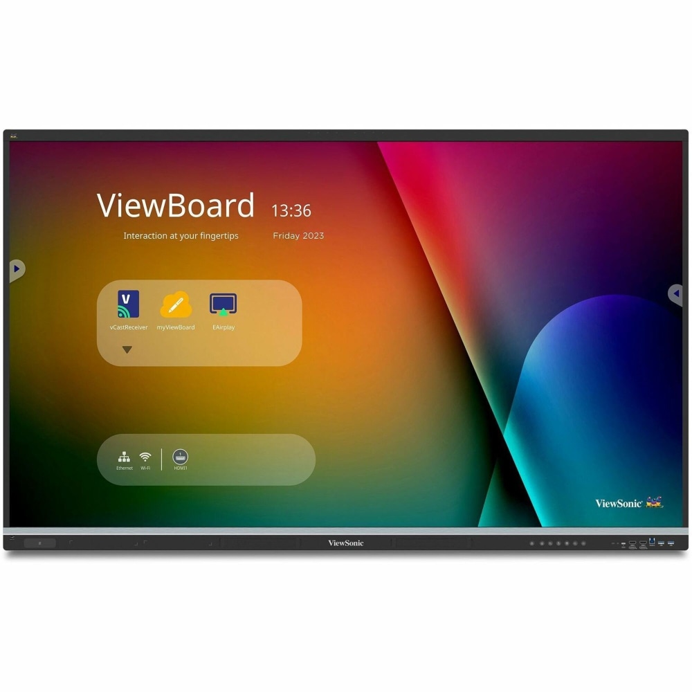 ViewSonic 65in 4K 16:9 Android EDLA ViewBoard Interactive Flat Panel Display MPN:IFP6551