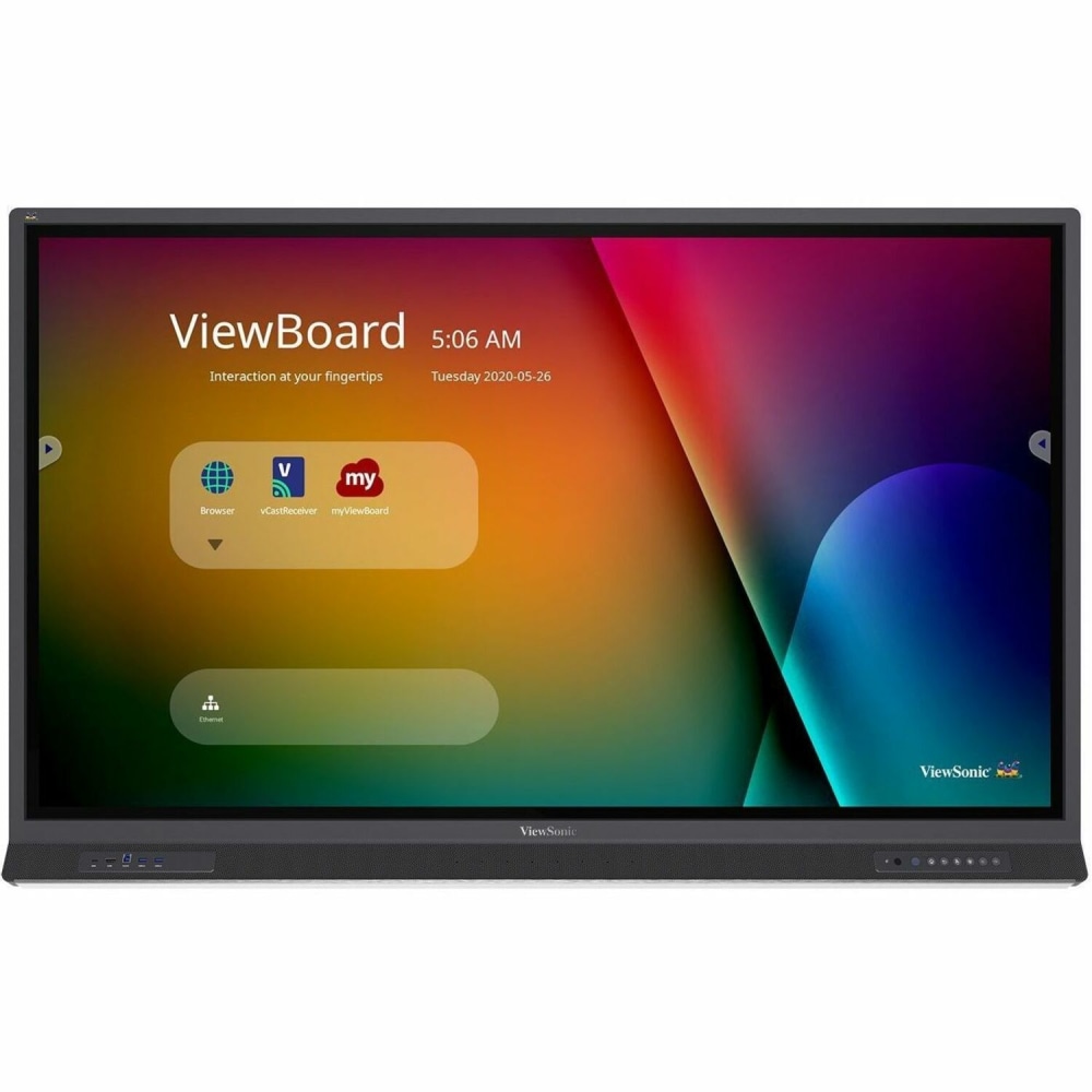 ViewSonic ViewBoard IFP6552-1TAA - 4K TAA Compliant Interactive Display with Integrated Software - 400 cd/m2 - IFP65521TAA MPN:IFP6552-1TAA