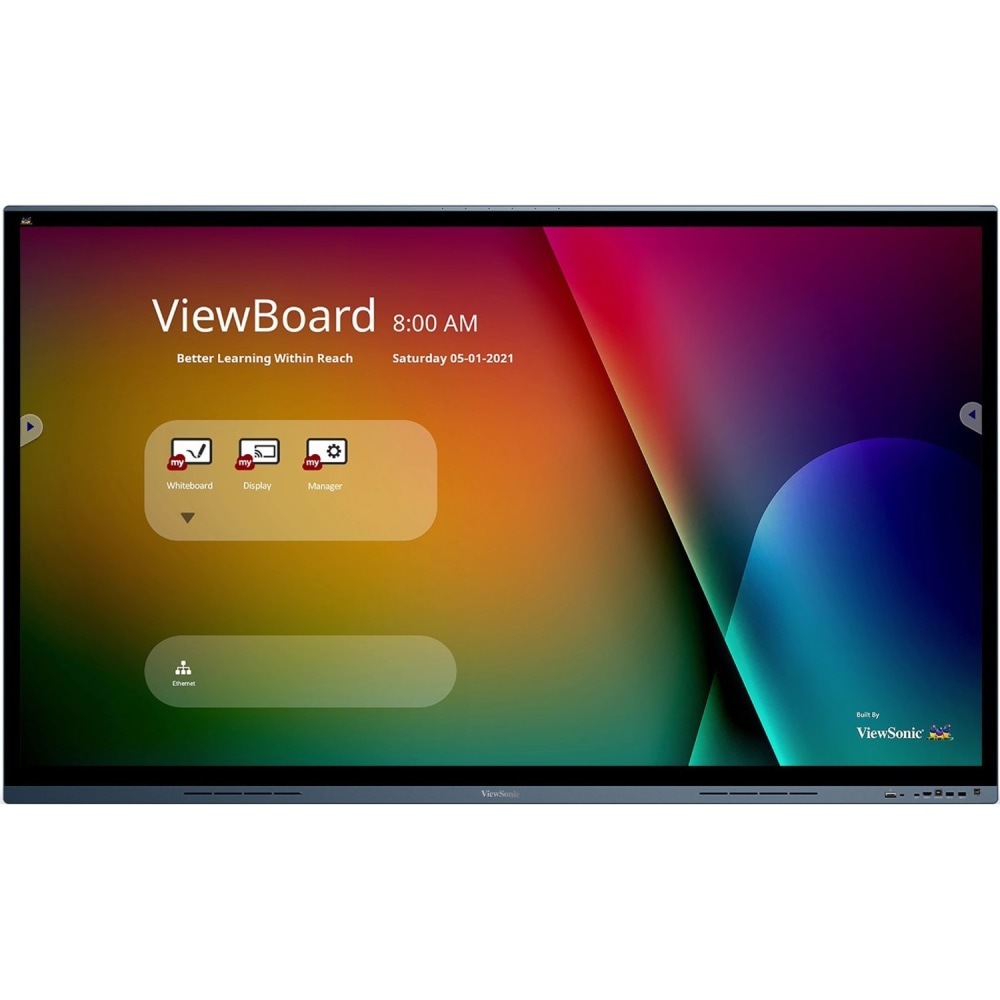 ViewSonic ViewBoard IFP7562, 4K UHD Interactive Display with Integrated Software MPN:IFP7562