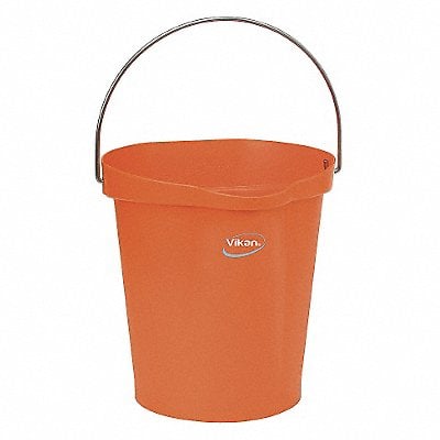 F8439 Hygienic Bucket 3 1/4 gal Orange MPN:56867