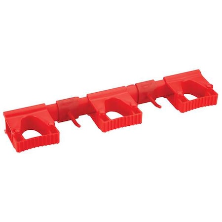 Tool Wall Bracket, 16 1/2 in L, Red MPN:10114