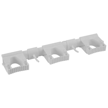Tool Wall Bracket, 16 1/2 in L, White MPN:10115