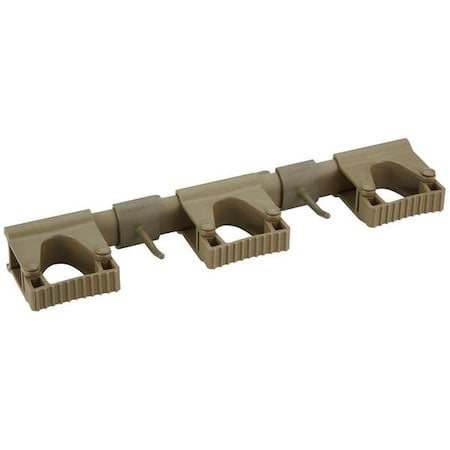 Tool Wall Bracket, 16 1/2 in L, Brown MPN:101166