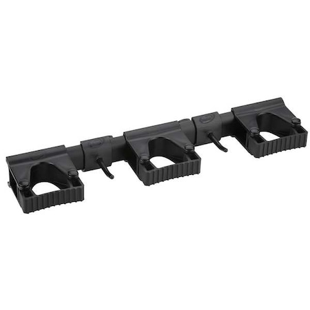 Tool Wall Bracket, 16 1/2 in L, Black MPN:10119