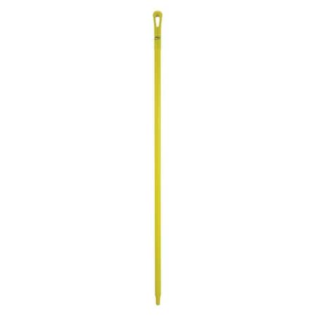 Color Coded Handle, 59 in, 1 1/4 in Dia, Yellow, Polypropylene MPN:29626
