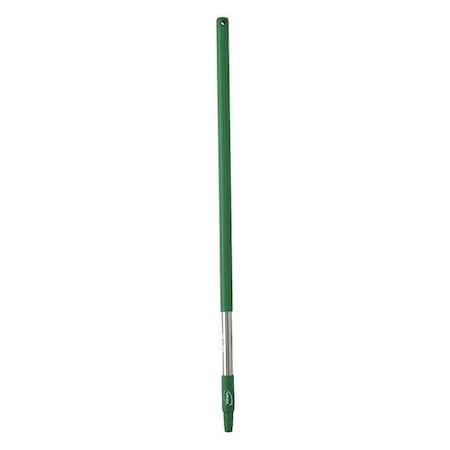 1025mm Color Coded Handle, 1 1/4 in Dia, Green, Stainless Steel MPN:29832