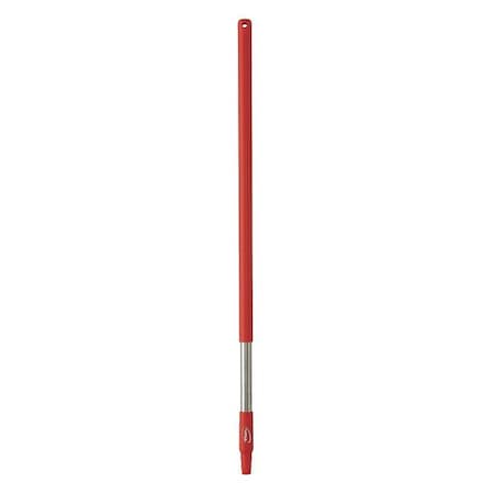 1025mm Color Coded Handle, 1 1/4 in Dia, Red, Stainless Steel MPN:29834