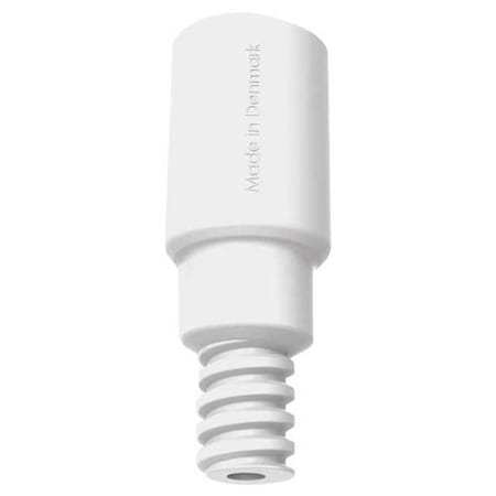 3 11/32 in Adapter, White, Polypropylene MPN:29955