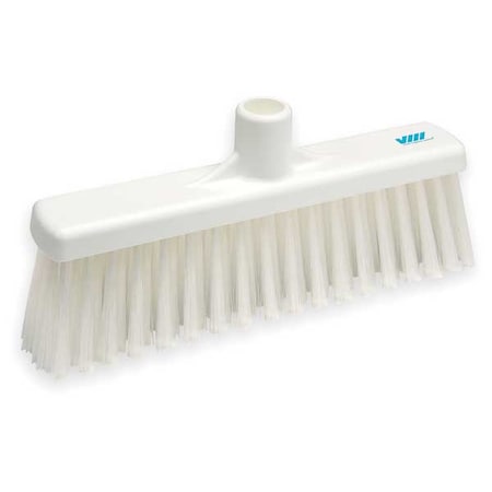 12 in Sweep Face Broom Head, Stiff, Synthetic, White MPN:31665