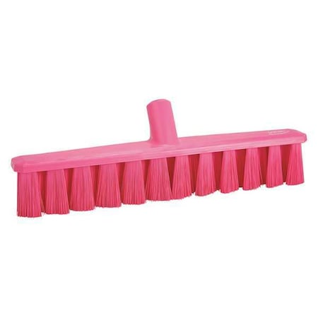 15 1/4 in Sweep Face Broom Head, Soft, Synthetic, Pink MPN:31711