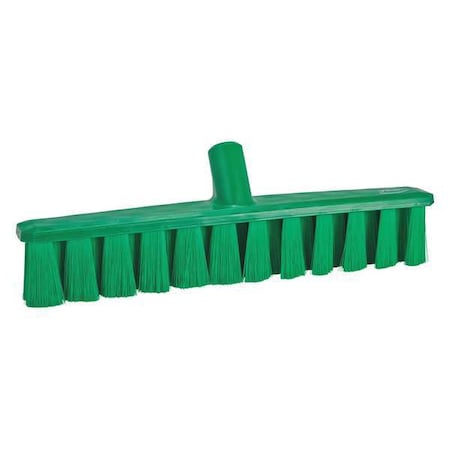 15 1/4 in Sweep Face Broom Head, Soft, Synthetic, Green MPN:31712