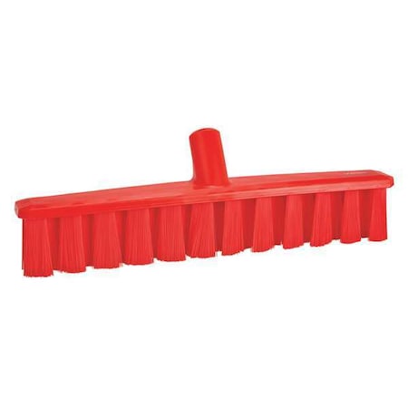 15 1/4 in Sweep Face Broom Head, Soft, Synthetic, Red MPN:31714