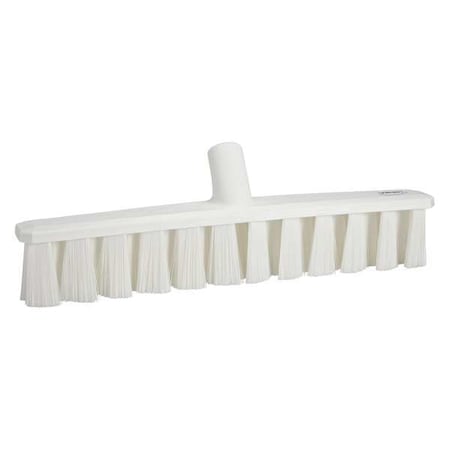 15 1/4 in Sweep Face Broom Head, Soft, Synthetic, White MPN:31715
