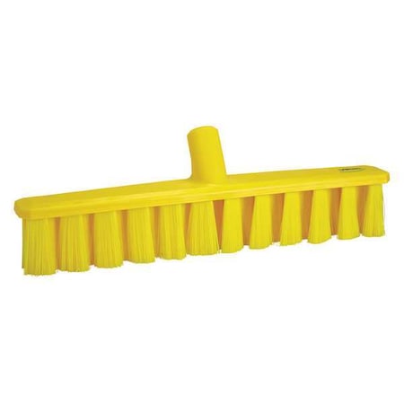 15 1/4 in Sweep Face Broom Head, Soft, Synthetic, Yellow MPN:31716