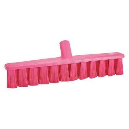 15 1/4 in Sweep Face Broom Head, Medium, Synthetic, Pink MPN:31731